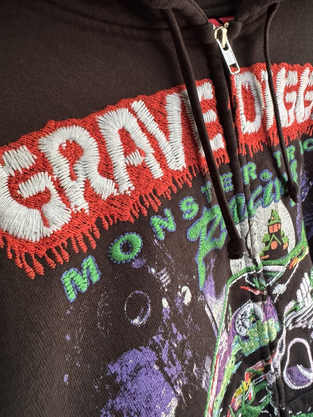Supreme Supreme Grave Digger Zip Up Hoodie Black Size US M / EU 48-50 / 2 - 3 Thumbnail
