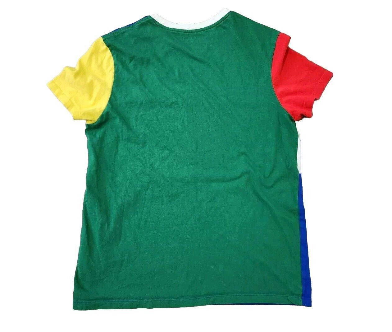 Tommy Hilfiger Mens Tommy Hilfiger Shirt Small Colorblock Retro Logo Size US L / EU 52-54 / 3 - 6 Thumbnail