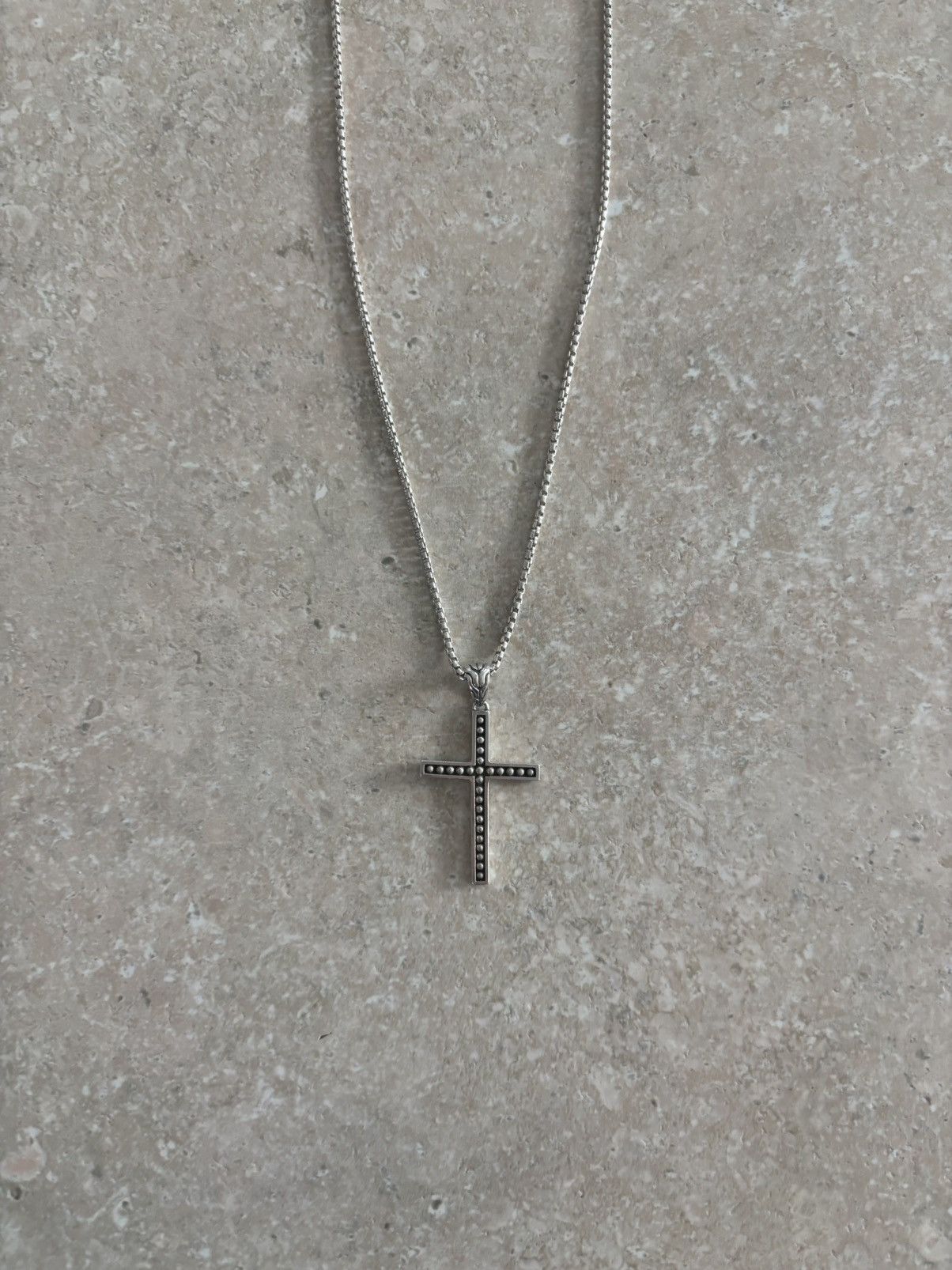 John Hardy John Hardy Jawan Cross Pendant Necklace 925 Sterling Silver Size ONE SIZE - 2 Thumbnail