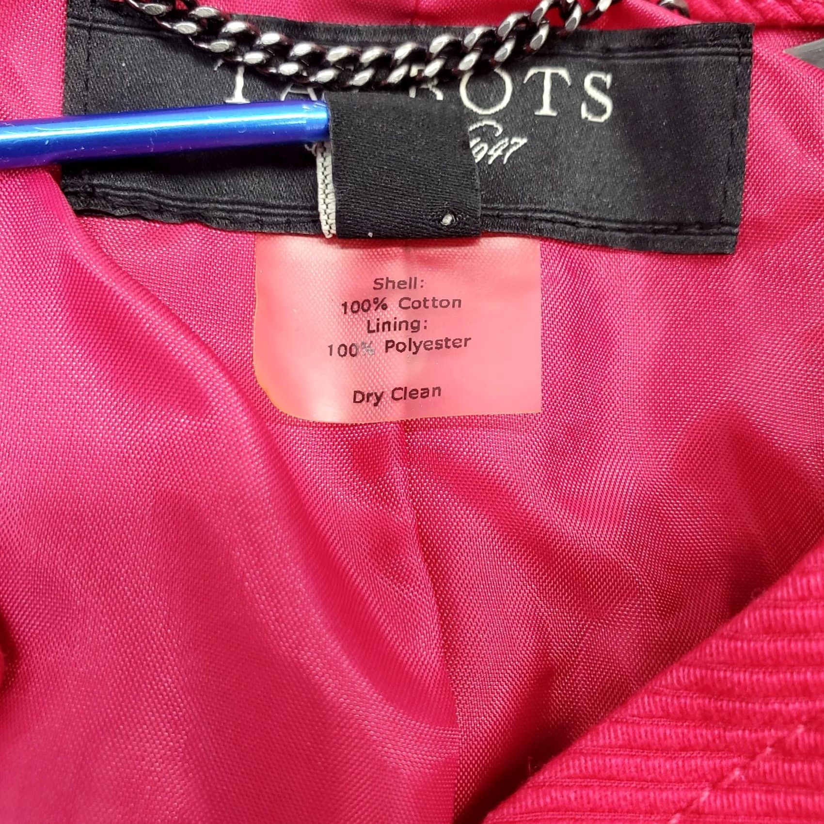Talbots Talbots Jacket Women 14 Petite Pink 3/4 Sleeve Pockets Single Button Size XL / US 12-14 / IT 48-50 - 7 Thumbnail