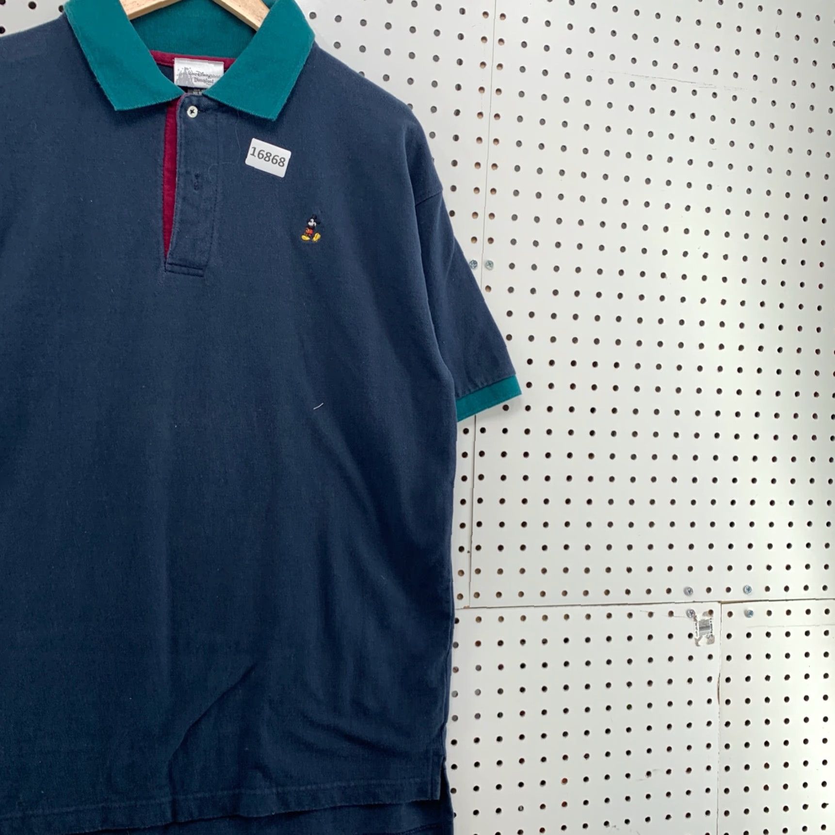 Disney Vintage Walt Disney World Resort Polo Mens Large Blue Embroidered Mickey 90s, Disney Theme, Casual Gift Size US L / EU 52-54 / 3 - 4 Thumbnail