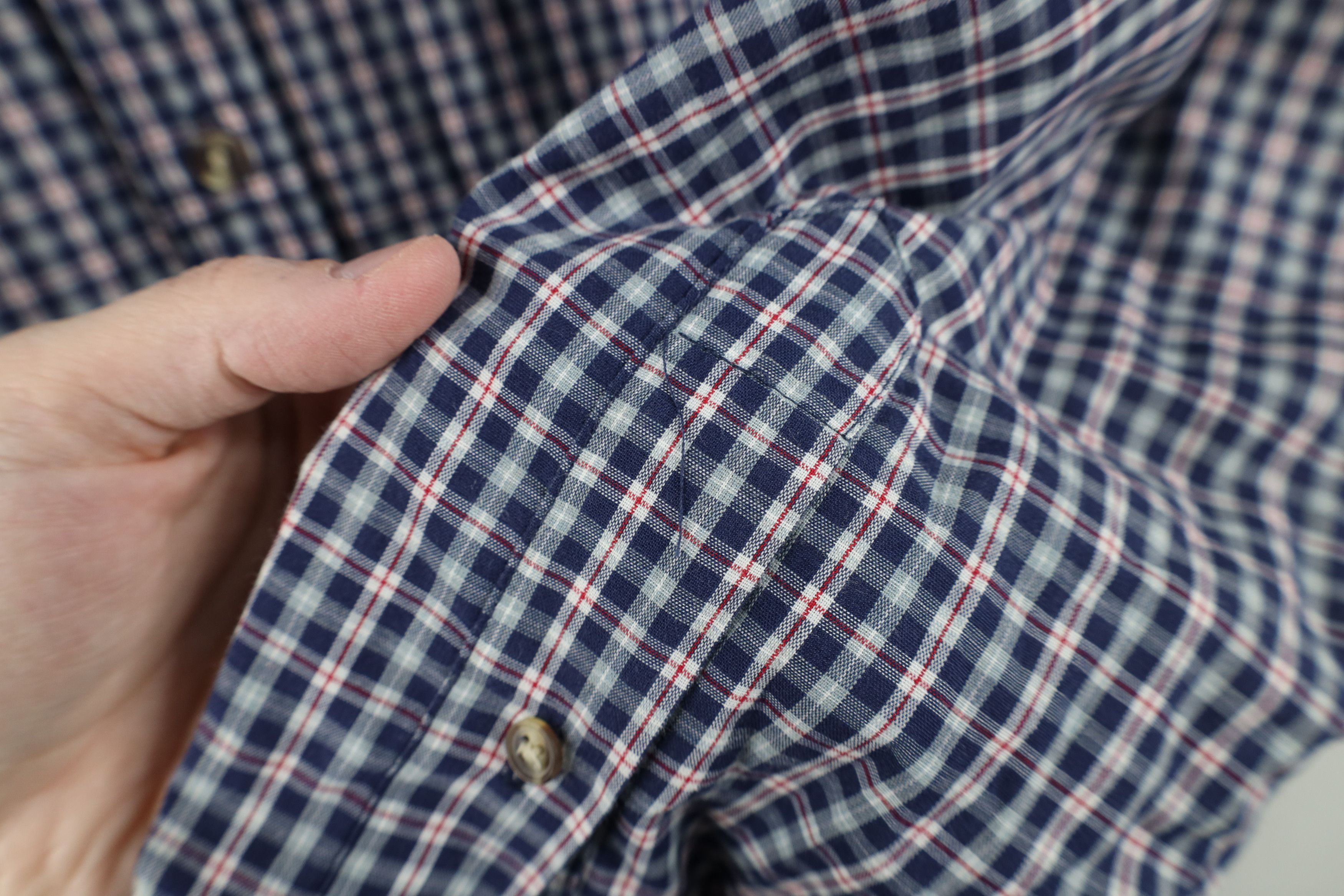 Vintage Vintage 90s Streetwear Collared Button Shirt Blue Plaid Size US M / EU 48-50 / 2 - 9 Thumbnail