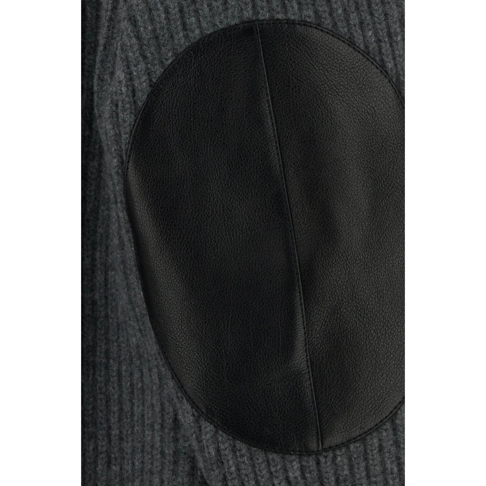 Prada PRADA Dark Gray Cashmere Oversize Cardigan New & Authentic ( Size XS / US 0-2 / IT 36-38 - 3 Thumbnail