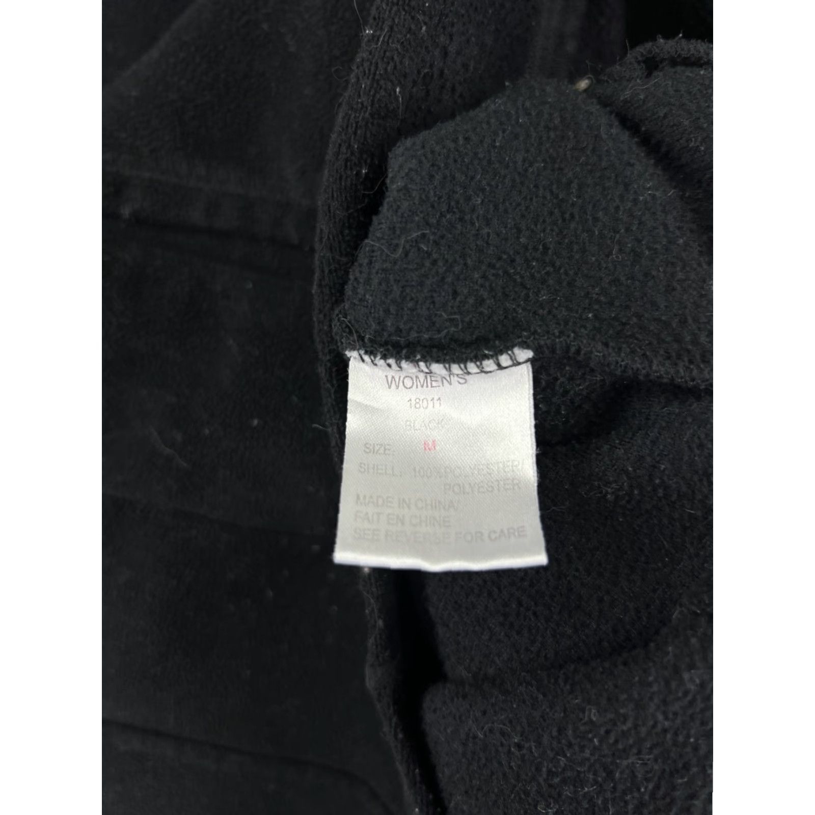 Vintage Woolrich Vest Womens Medium Black Full Zip Polyester Fleece Zip Pockets Size XL / US 12-14 / IT 48-50 - 4 Thumbnail