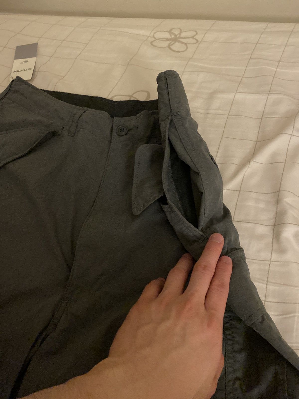 Beams Plus beams grey cargo pants (medium) Size US 34 / EU 50 - 5 Thumbnail