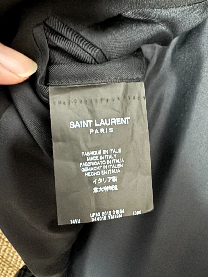 Saint Laurent Paris Saint Laurent Paris Back chain suit jacket-2506 Size US M / EU 48-50 / 2 - 4 Thumbnail