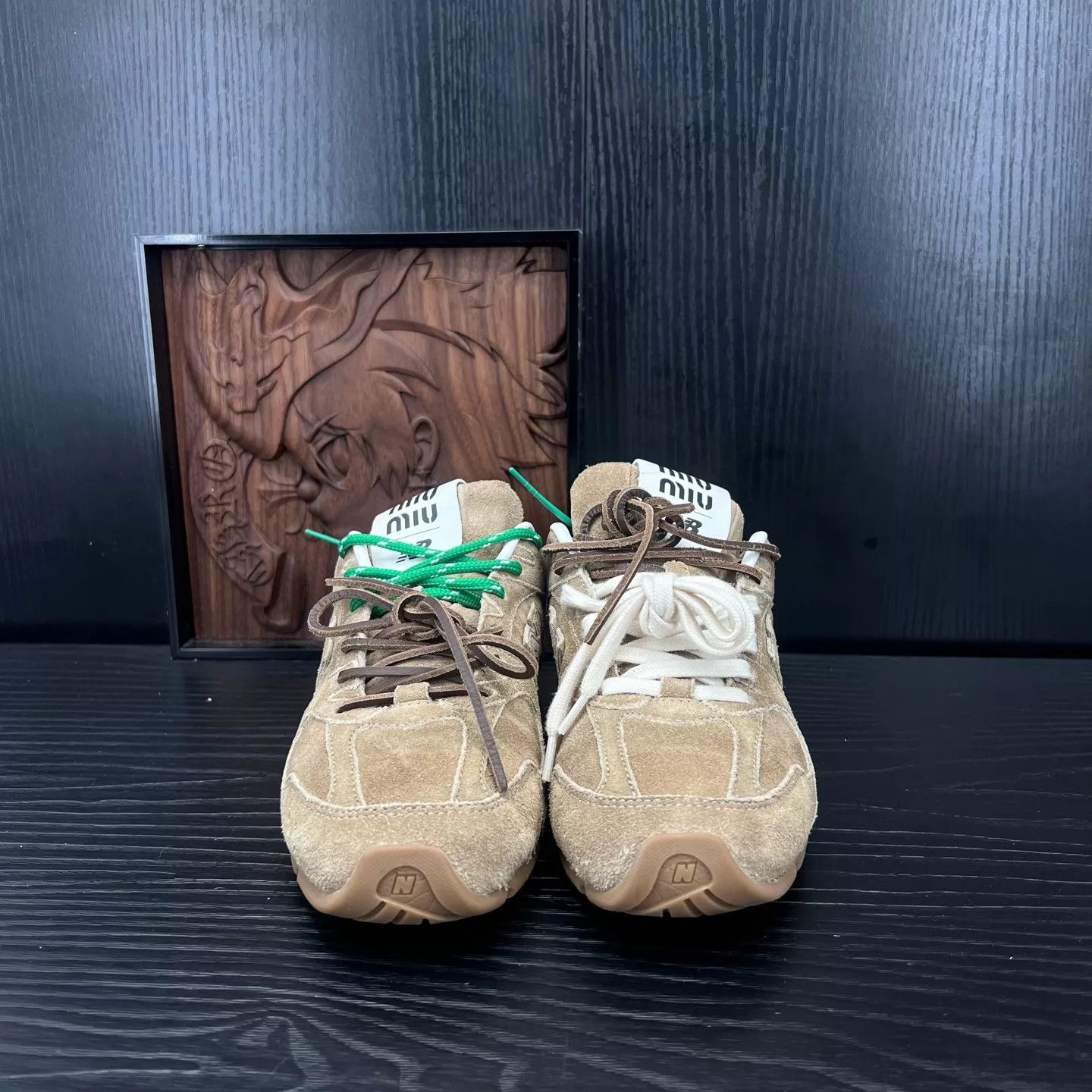 Miu Miu MIU MIU NB 530 Women's Light Brown 37 Size US 6.5 / IT 36.5 - 6 Thumbnail