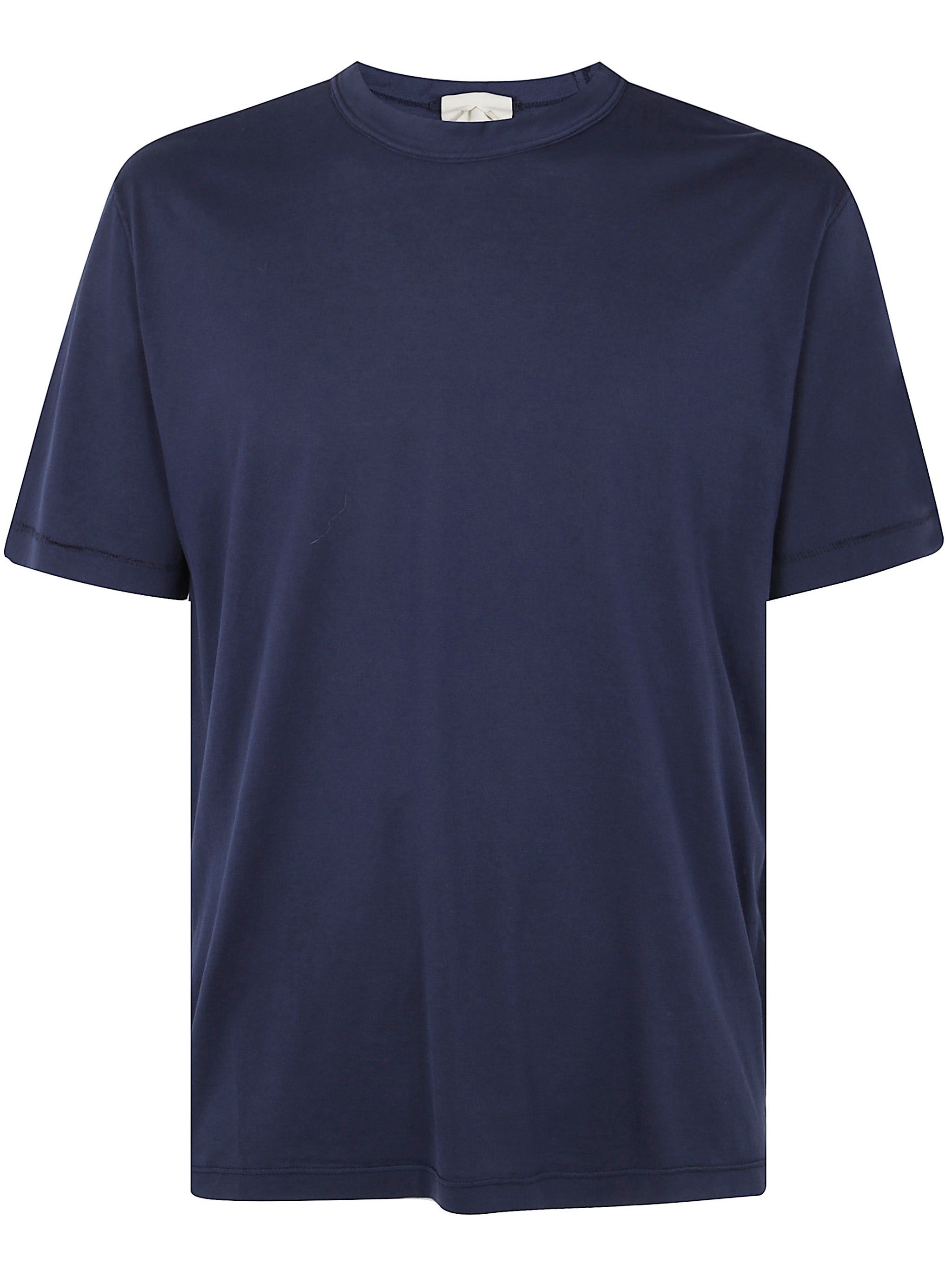 Tシャツ・カットソー Ten-C Navy blue cotton t-shirt  (23CTCUH02089A06021 888) Ten C Navy Blue Cotton T-Shirt | Grailed