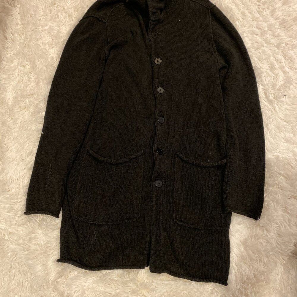 John Varvatos John Varvatos Luxe Cardigan Sweater Jacket Cotton Blend Lon Size US L / EU 52-54 / 3 - 3 Thumbnail