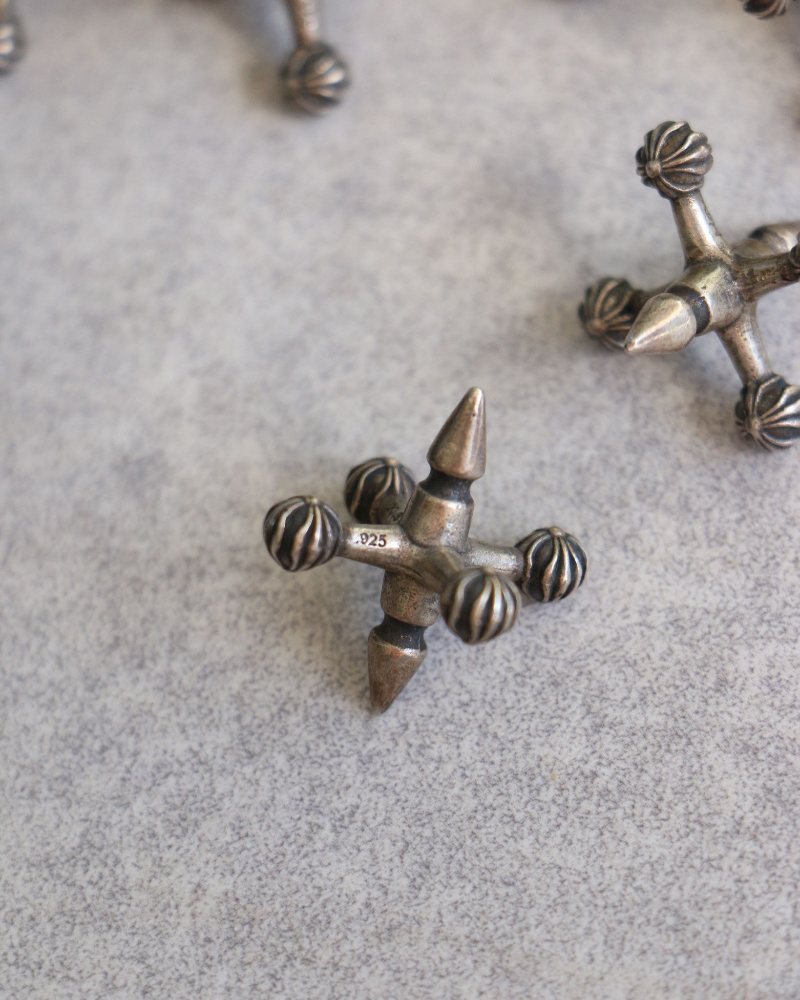 Chrome Hearts Chrome Hearts .925 Sterling Silver Jacks Game Size ONE SIZE - 5 Thumbnail