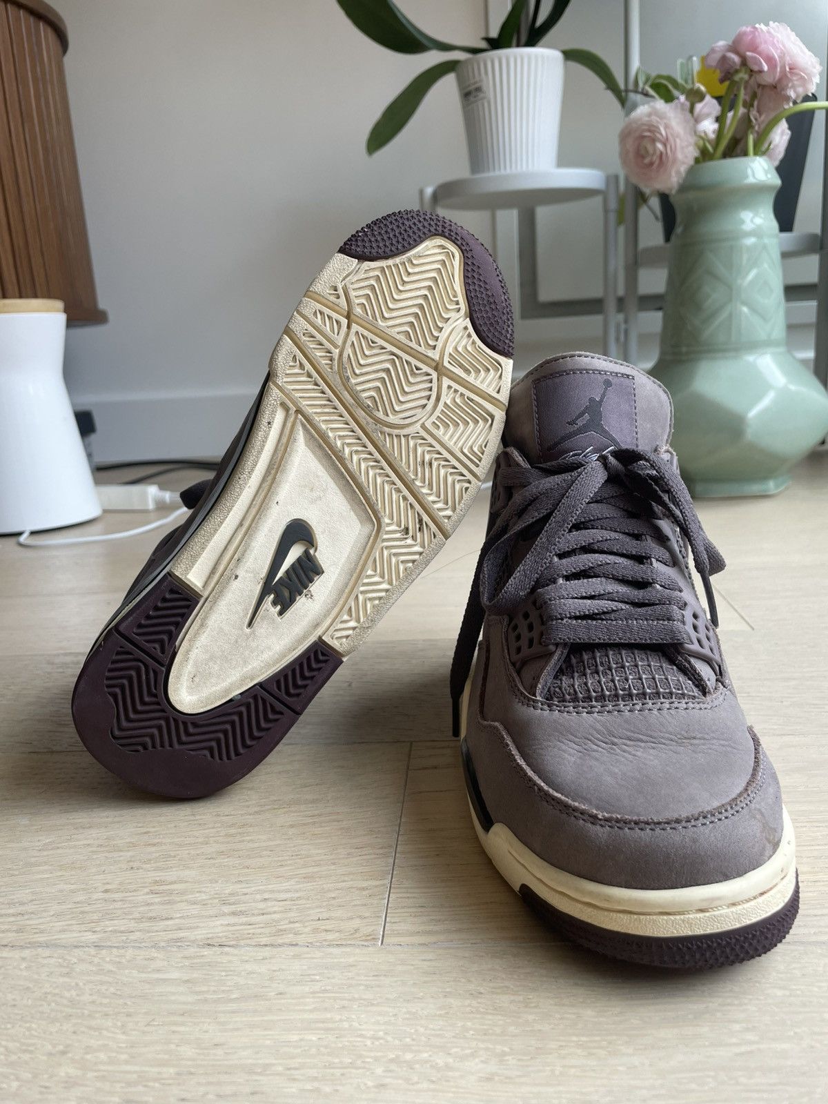 A Ma Maniere × Nike Jordan 4 Retro SP A Ma Maniére Violet Ore Size US 5 / IT 35 - 5 Thumbnail
