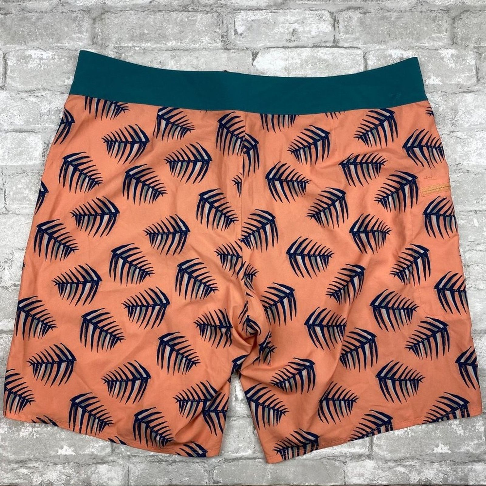 Patagonia Patagonia 19" Stretch Boardshorts Palms of my Heart Peach 38 Size US 38 / EU 54 - 5 Thumbnail