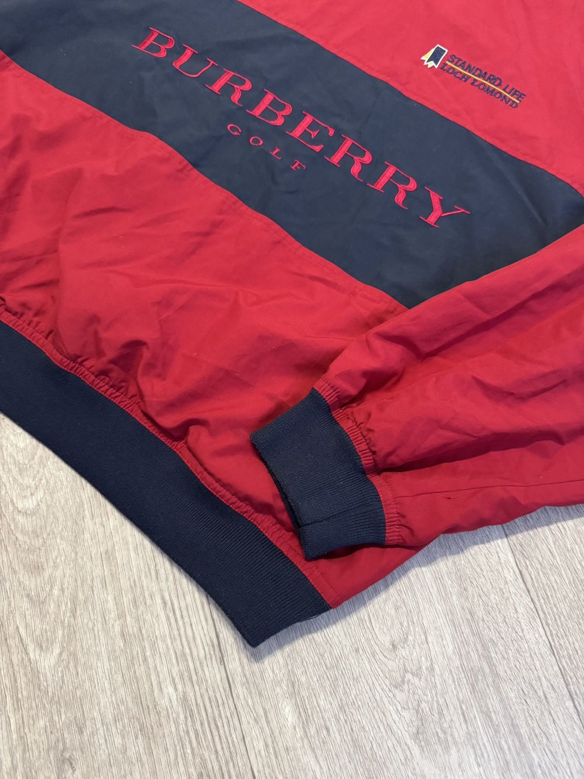 Burberry 🔷Vintage Burberry Golf Nylon Sweatshirt 90s🔷 Size US S / EU 44-46 / 1 - 2 Thumbnail