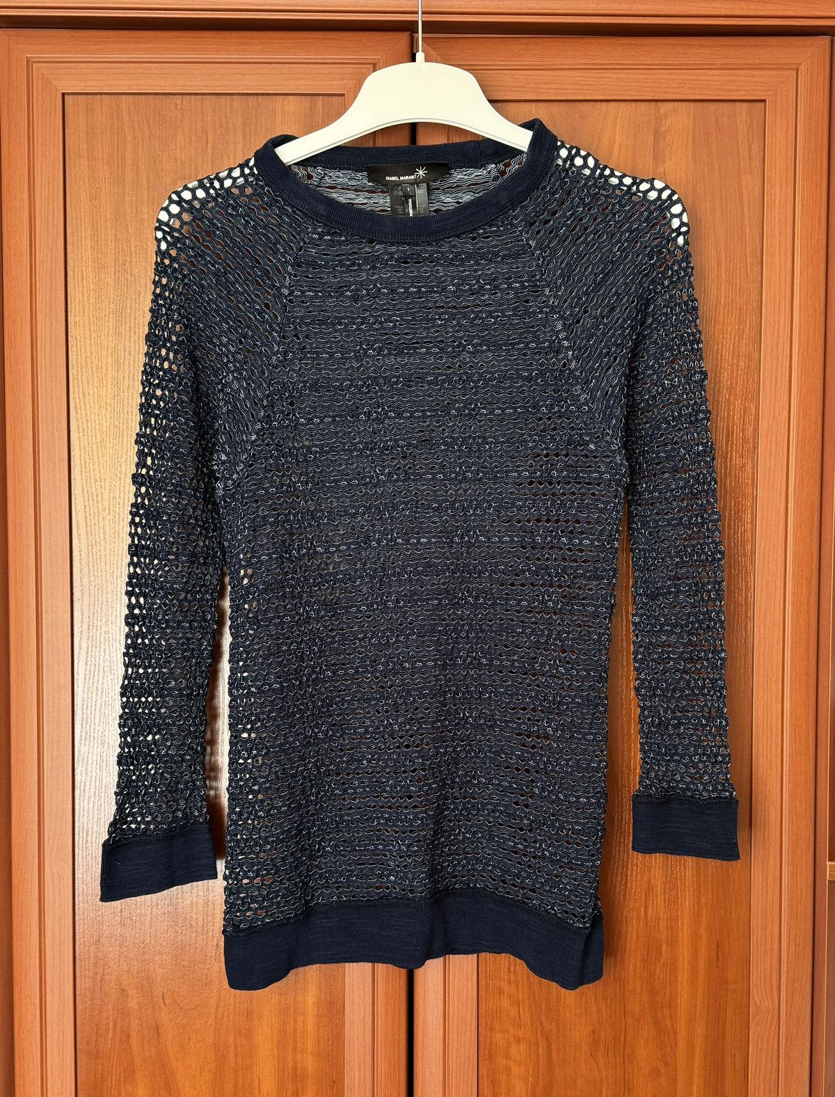 Isabel Marant × Isabel Marant Etoile Isabel Marant 1 mesh long sleeve top shirt jumper knit Size S / US 4 / IT 40 - 11 Thumbnail