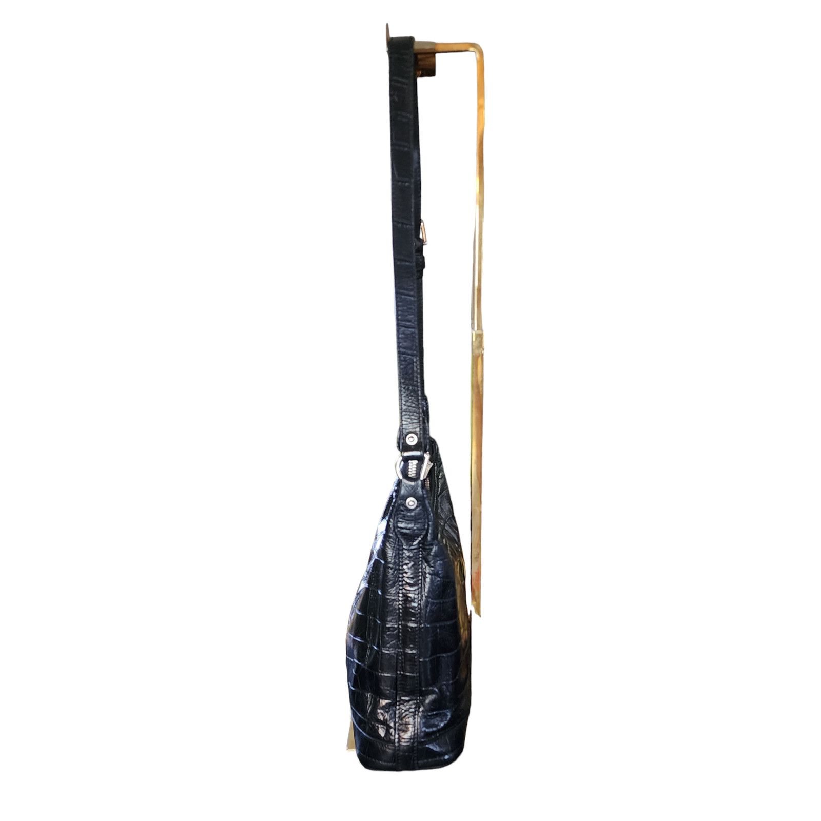 Dooney & Bourke Dooney & Bourke Leather Handbag Embossed Alligator Size ONE SIZE - 4 Thumbnail