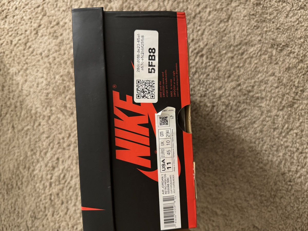 Jordan Brand jordan 1 high court purple 2.0 Size US 11 / EU 44 - 7 Thumbnail