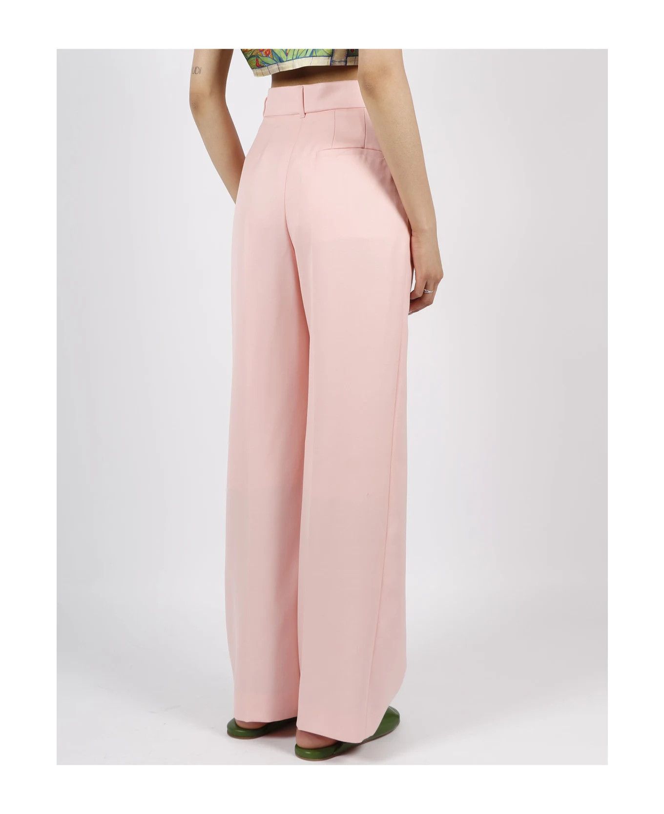 Casablanca o1mle0326 Flare Trousers Pants in Pink Size US 32 / EU 48 - 4 Thumbnail