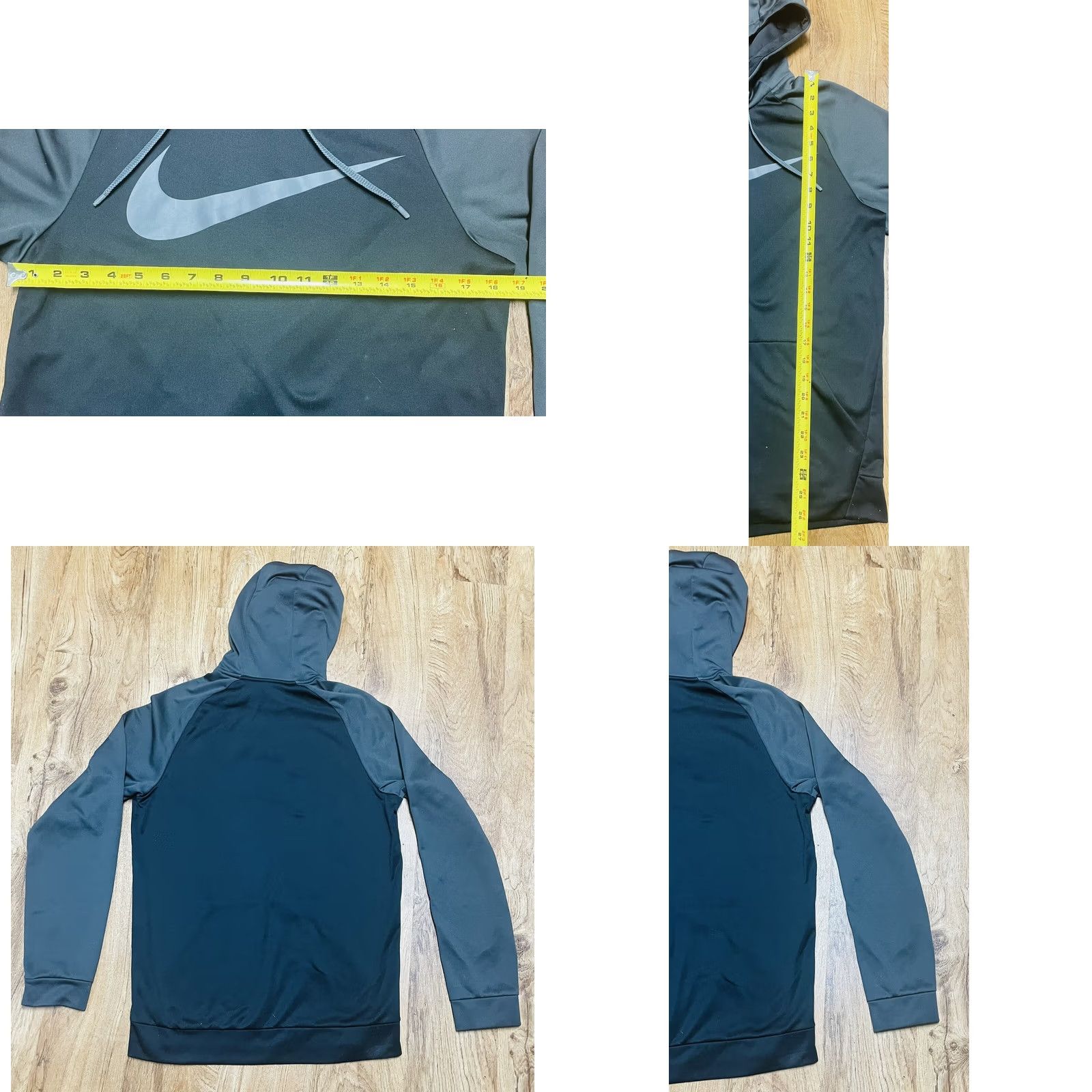 Nike Nike Dri-Fit Pullover Hoodie Women’s Black & Gray Size S Sweatshirt Regular Long Sleeve Size S / US 4 / IT 40 - 8 Thumbnail