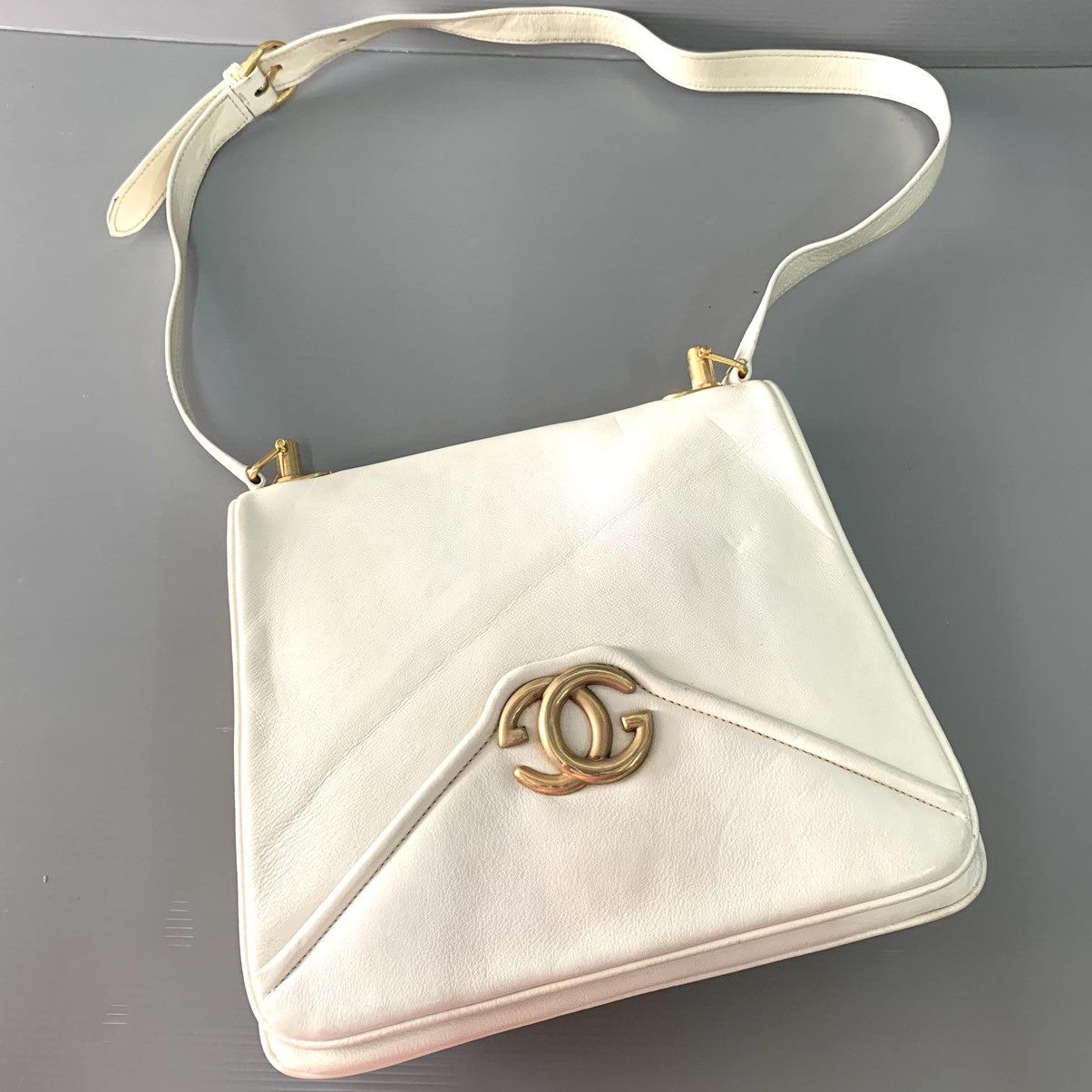 Gucci Gucci GG White Leather Shoulder Limited Bag Size ONE SIZE - 2 Thumbnail
