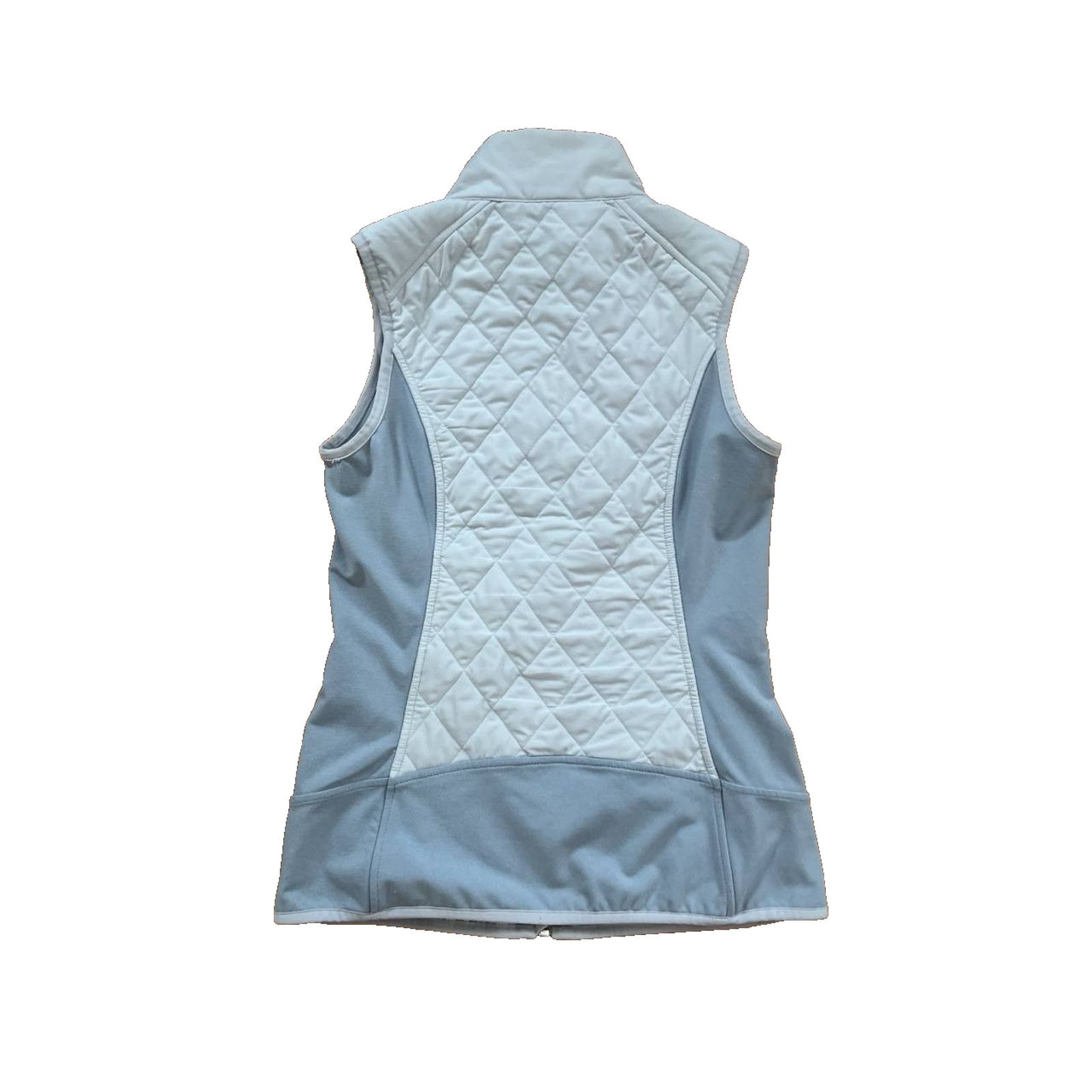 Athleta Athleta Women's White Gray Upside Vest Full XS A001877 Size XS / US 0-2 / IT 36-38 - 9 Thumbnail
