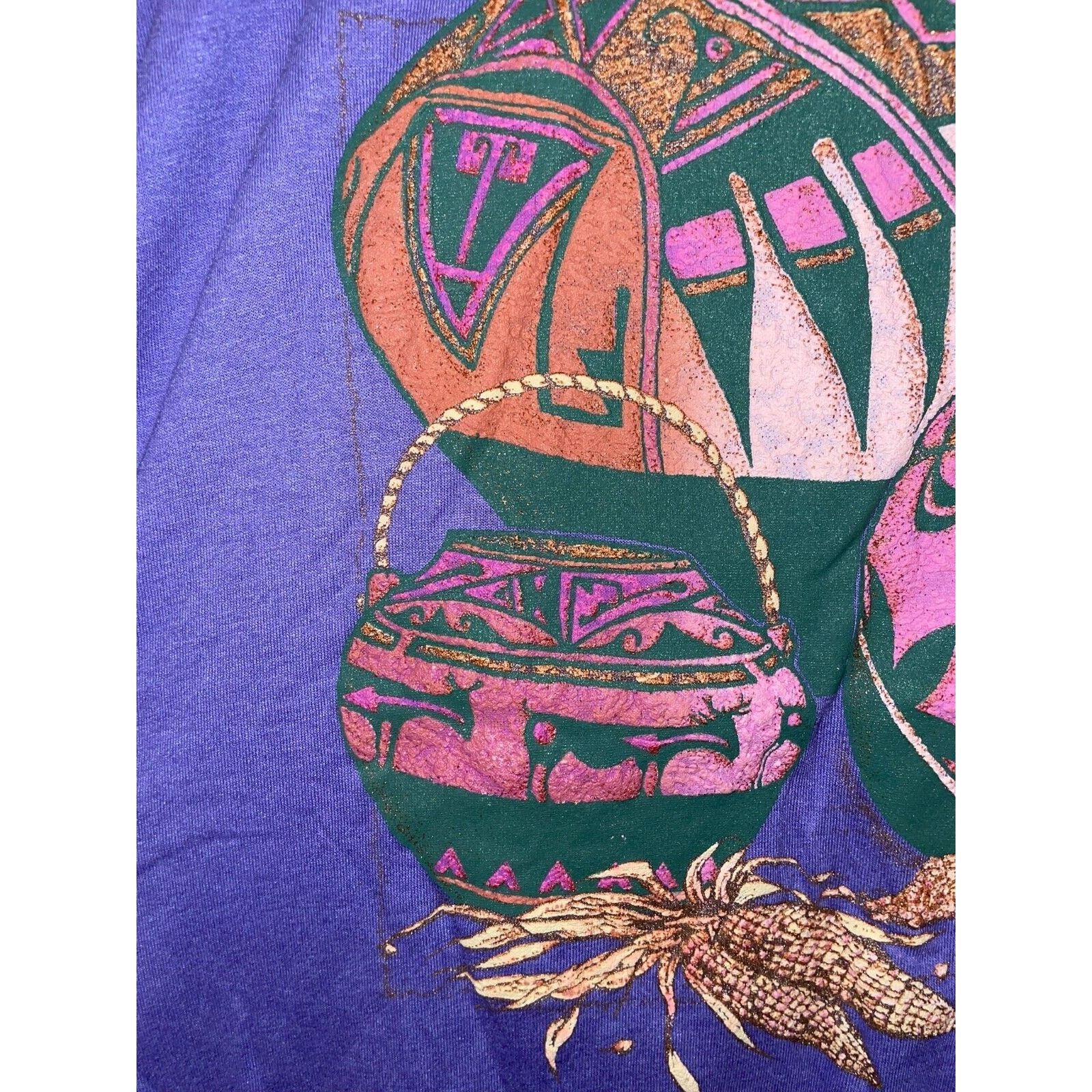 Jerzees Vintage Arizona Native American Shirt Pot Tee VTG 90s Large Size US L / EU 52-54 / 3 - 5 Thumbnail