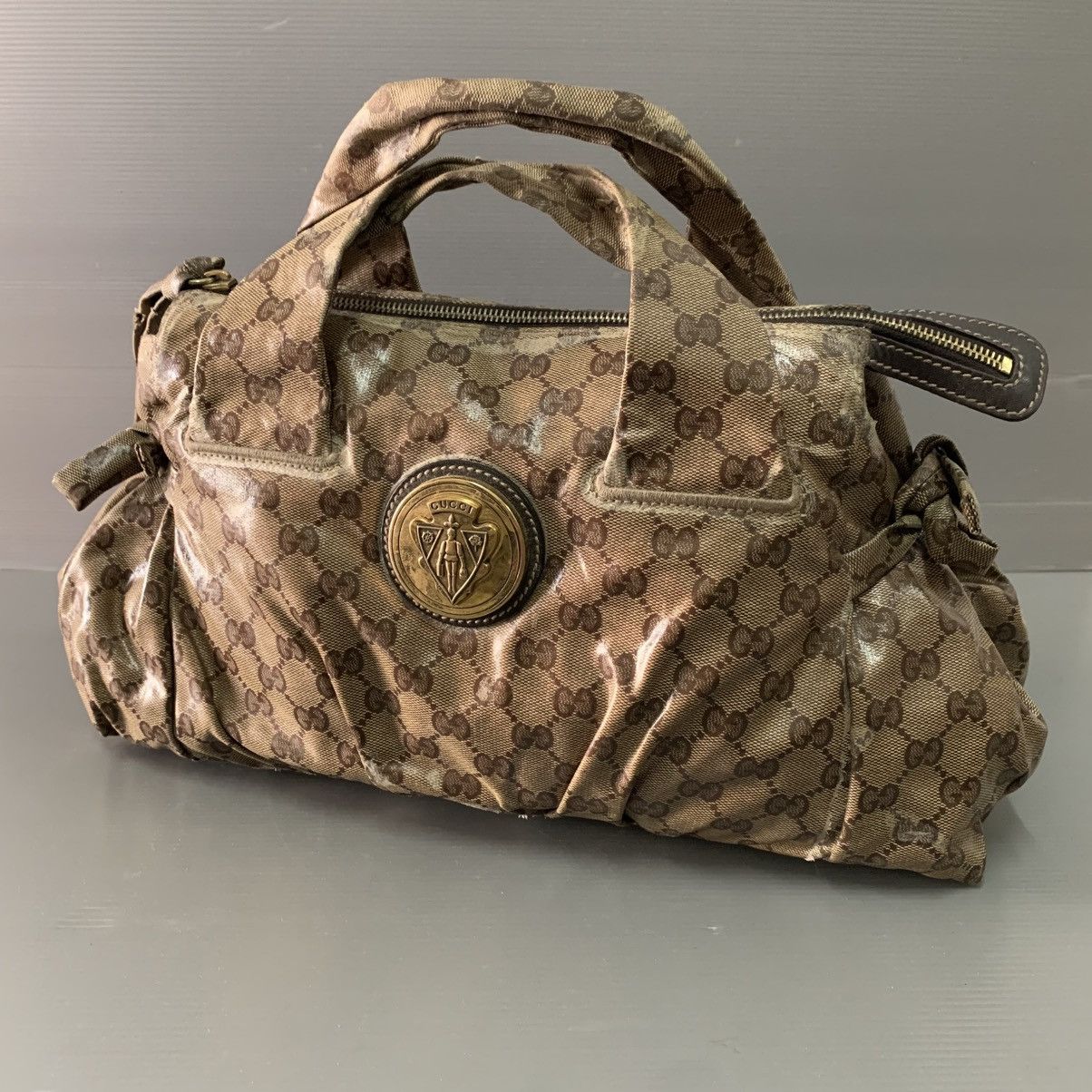 Gucci Gucci Monogram Top Handle Bag Size ONE SIZE - 10 Thumbnail