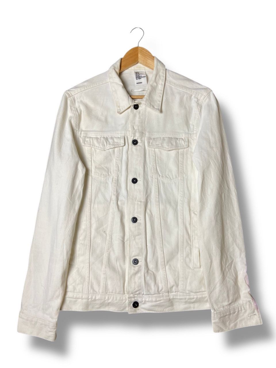 H&M × Japanese Brand × Vintage H&M Denim Jeans Jacket with Double Pocket (120) Size US M / EU 48-50 / 2 - 1 Thumbnail