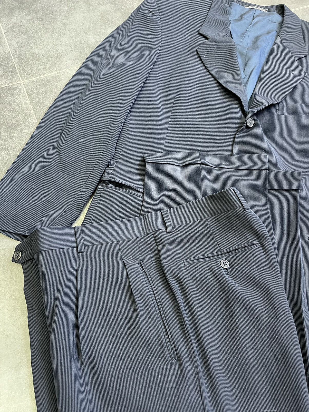 Giorgio Armani × Vintage Vintage Giorgio Armani Suit Double Blazers and Pants Size 50R - 4 Thumbnail