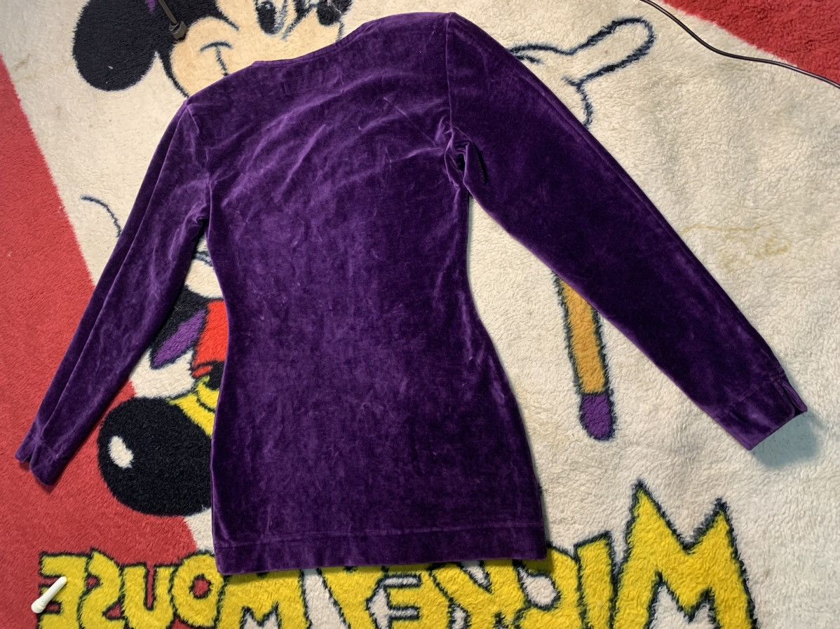 Japanese Brand × Katharine Hamnett London × Vintage 90s KATHARINE HAMNETT LONDON VELVET DRESS Size S / US 4 / IT 40 - 10 Thumbnail
