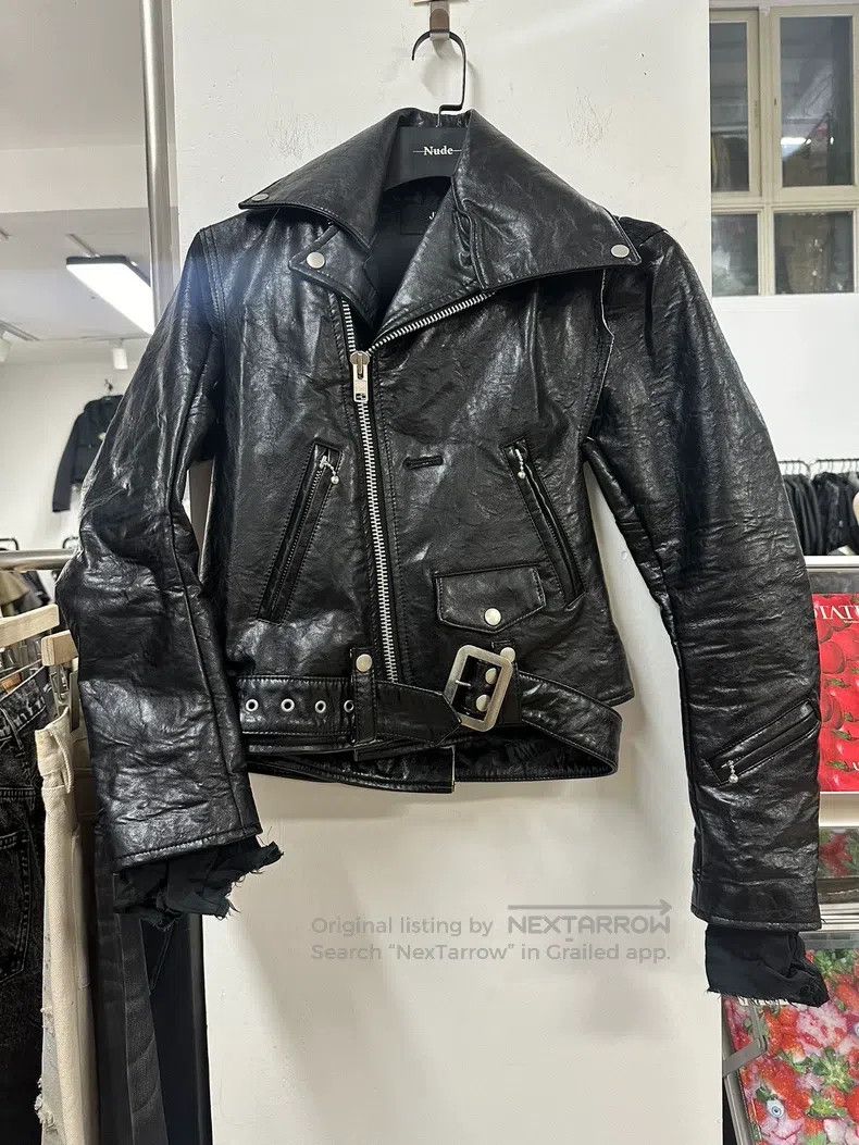 Junya Watanabe Junya Watanabe Deconstructed leather jacket Size US XS / EU 42 / 0 - 2 Thumbnail