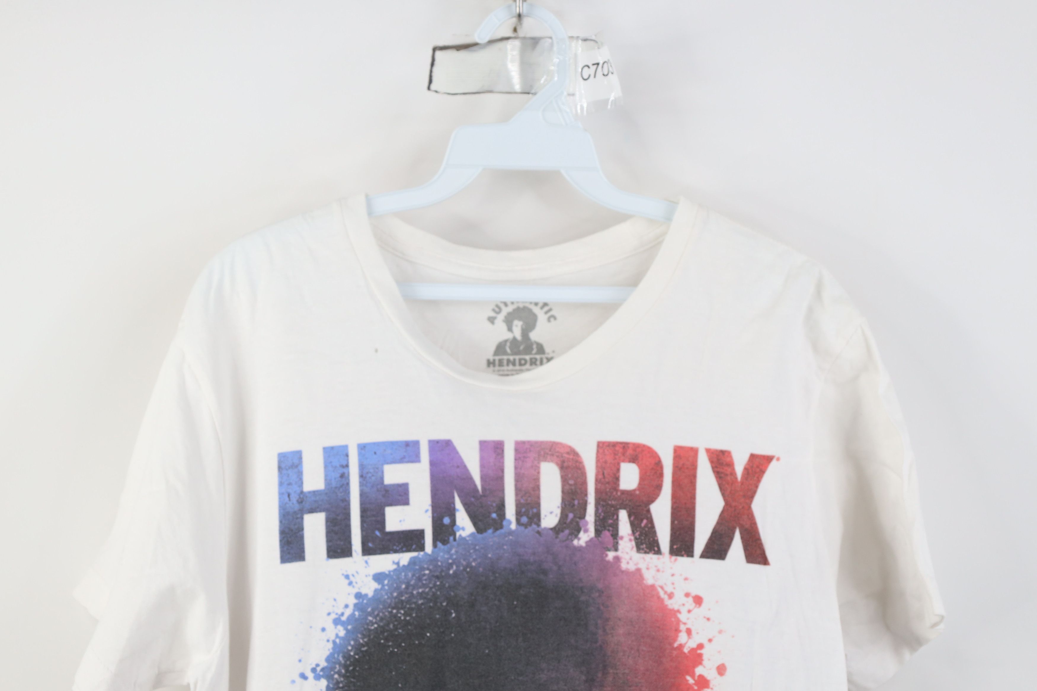 Vintage Retro Y2K 1970 Atlanta Pop Festival Jimi Hendrix T-Shirt Size M / US 6-8 / IT 42-44 - 2 Thumbnail