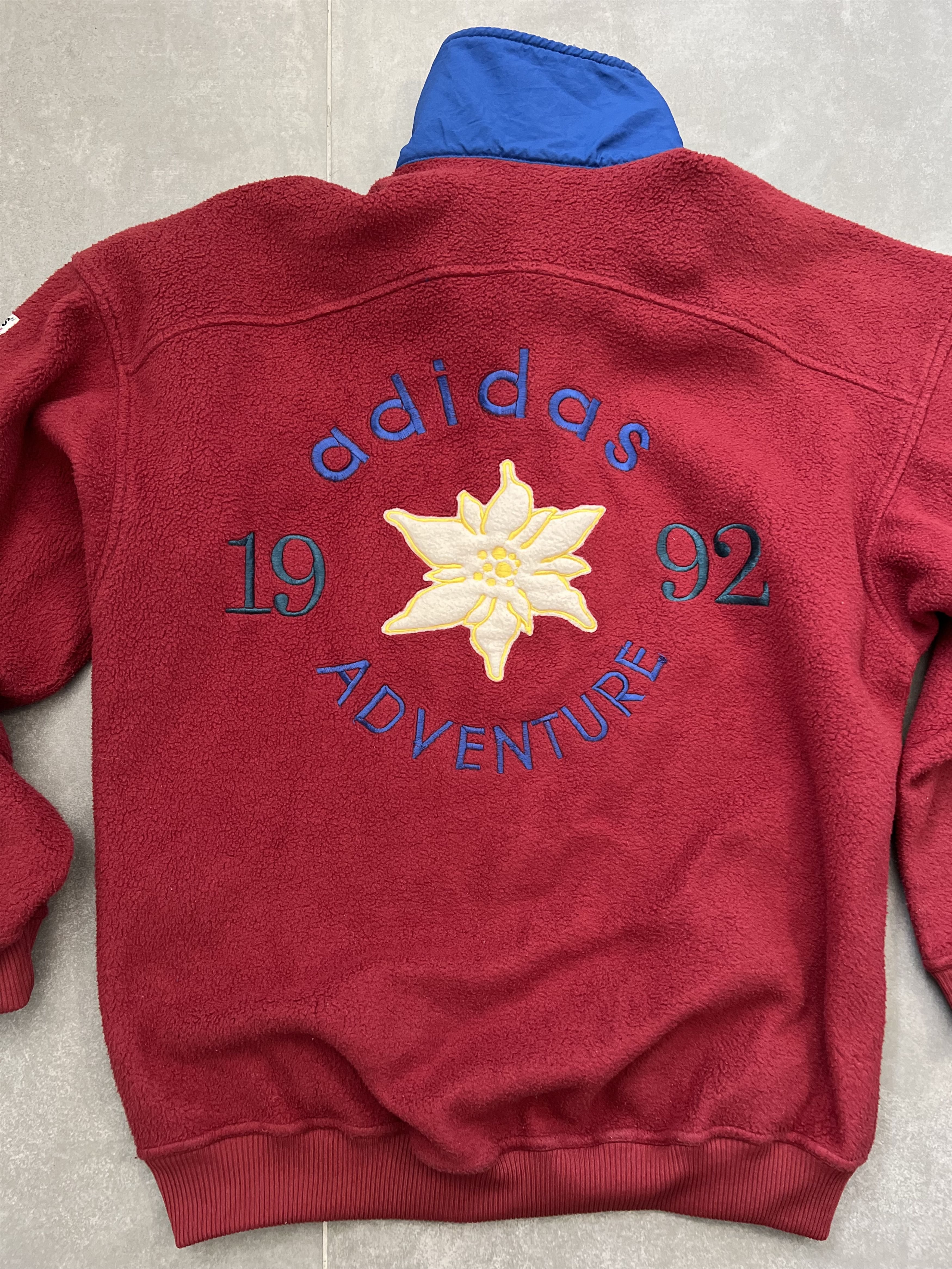 Adidas Vintage 1992 Adidas Adventure Fleece sweatshirt Size US S / EU 44-46 / 1 - 8 Thumbnail