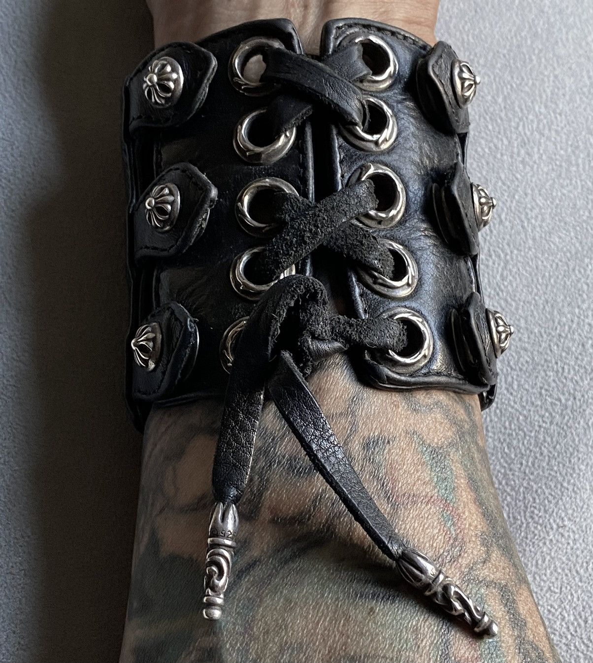 Chrome Hearts Chrome Hearts leather and Cuff Size ONE SIZE - 4 Thumbnail