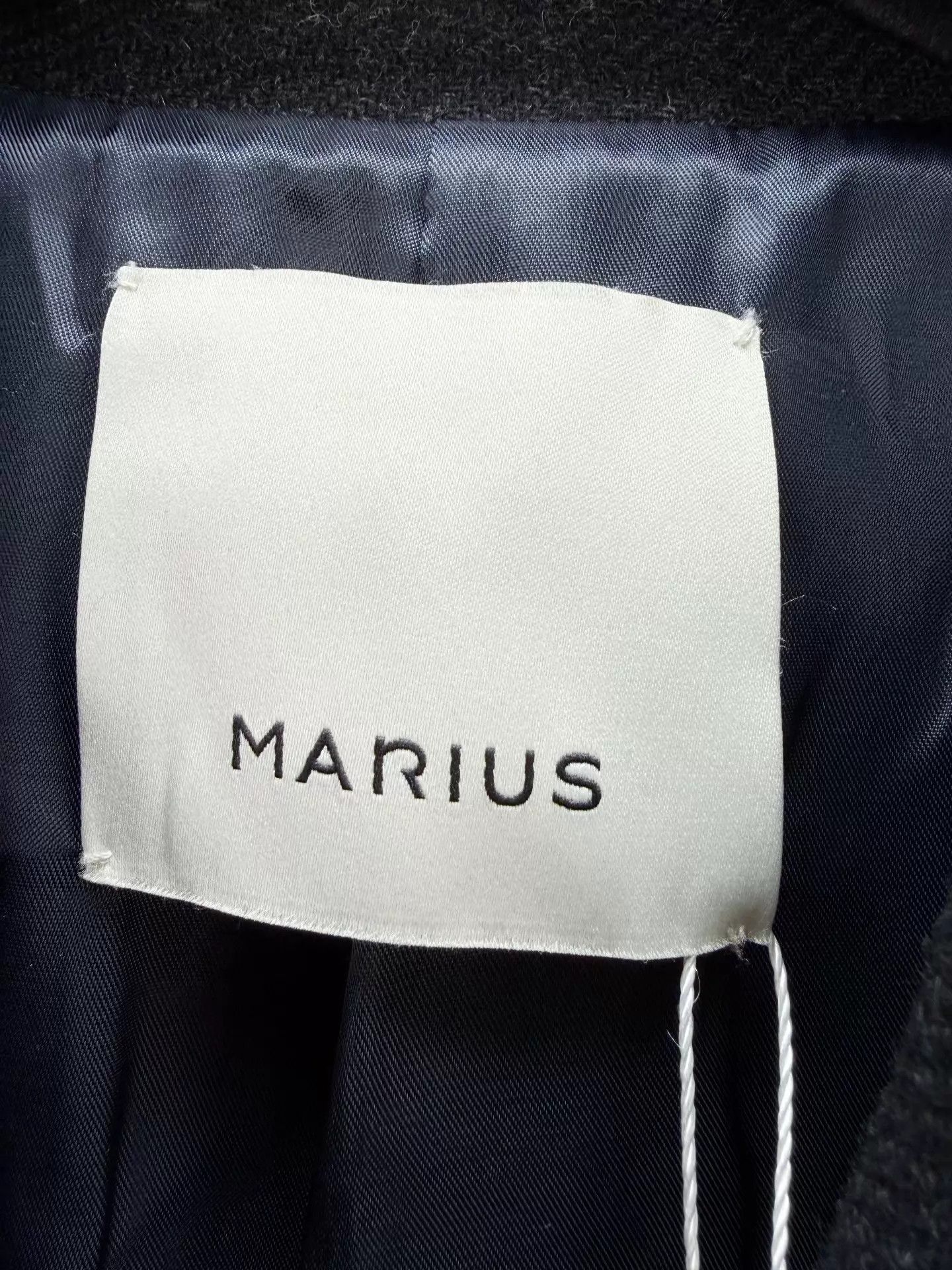 Other Marius Authentic Double-Breasted Wool L Coat NWOT Size L / US 10 / IT 46 - 2 Thumbnail