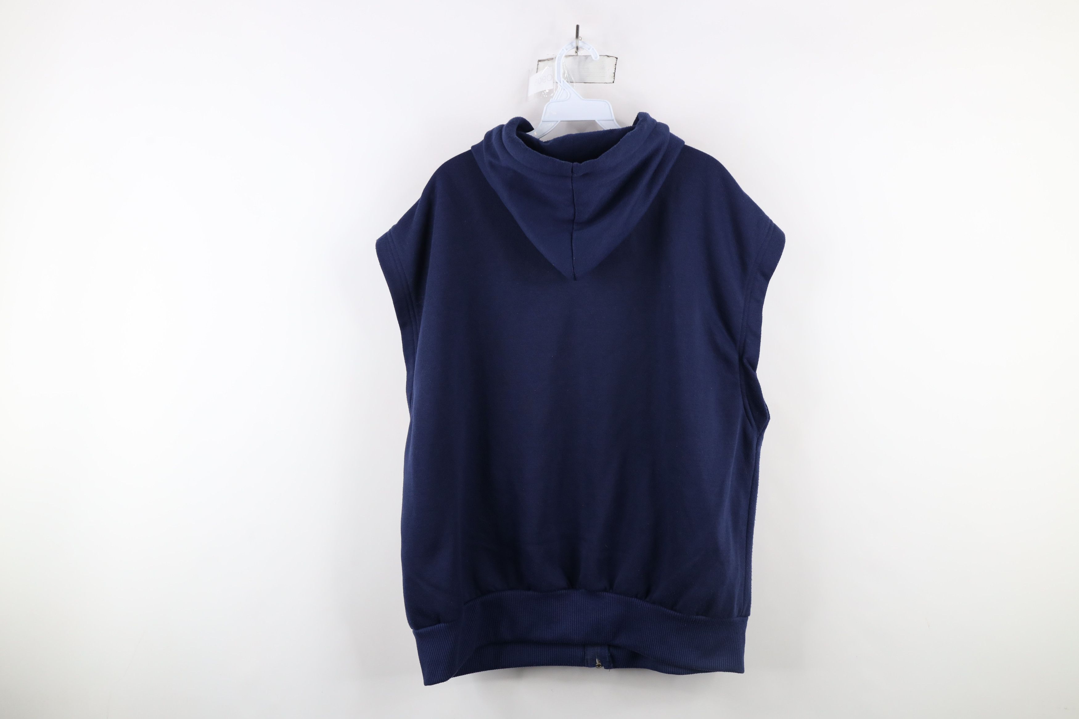 Vintage Vintage 90s Streetwear Sleeveless Muscle Full Zip Hoodie Size US XXL / EU 58 / 5 - 10 Thumbnail