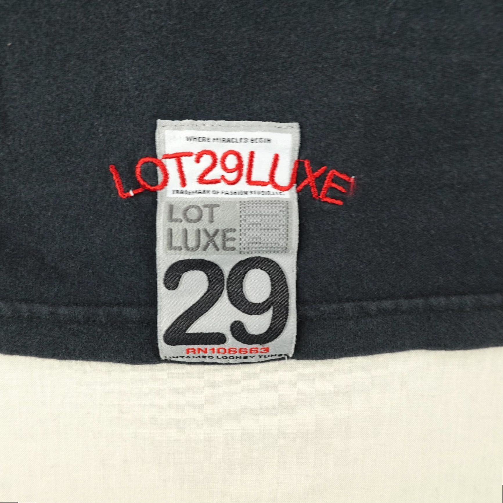 Vintage VINTAGE Lot 29 T Shirt Mens Large Black Marvin The Martian Looney Tunes Graphic Print Casual Cotton Short Sleeve Crew Neck 90s Theme Mens Size US L / EU 52-54 / 3 - 3 Thumbnail