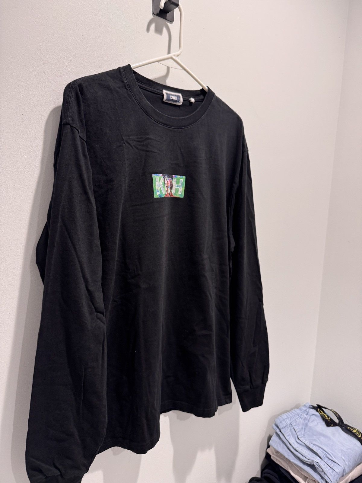 Kith Kith for Ludovic Nkoth Classic Logo Black LS Tee Size M Size US M / EU 48-50 / 2 - 3 Thumbnail