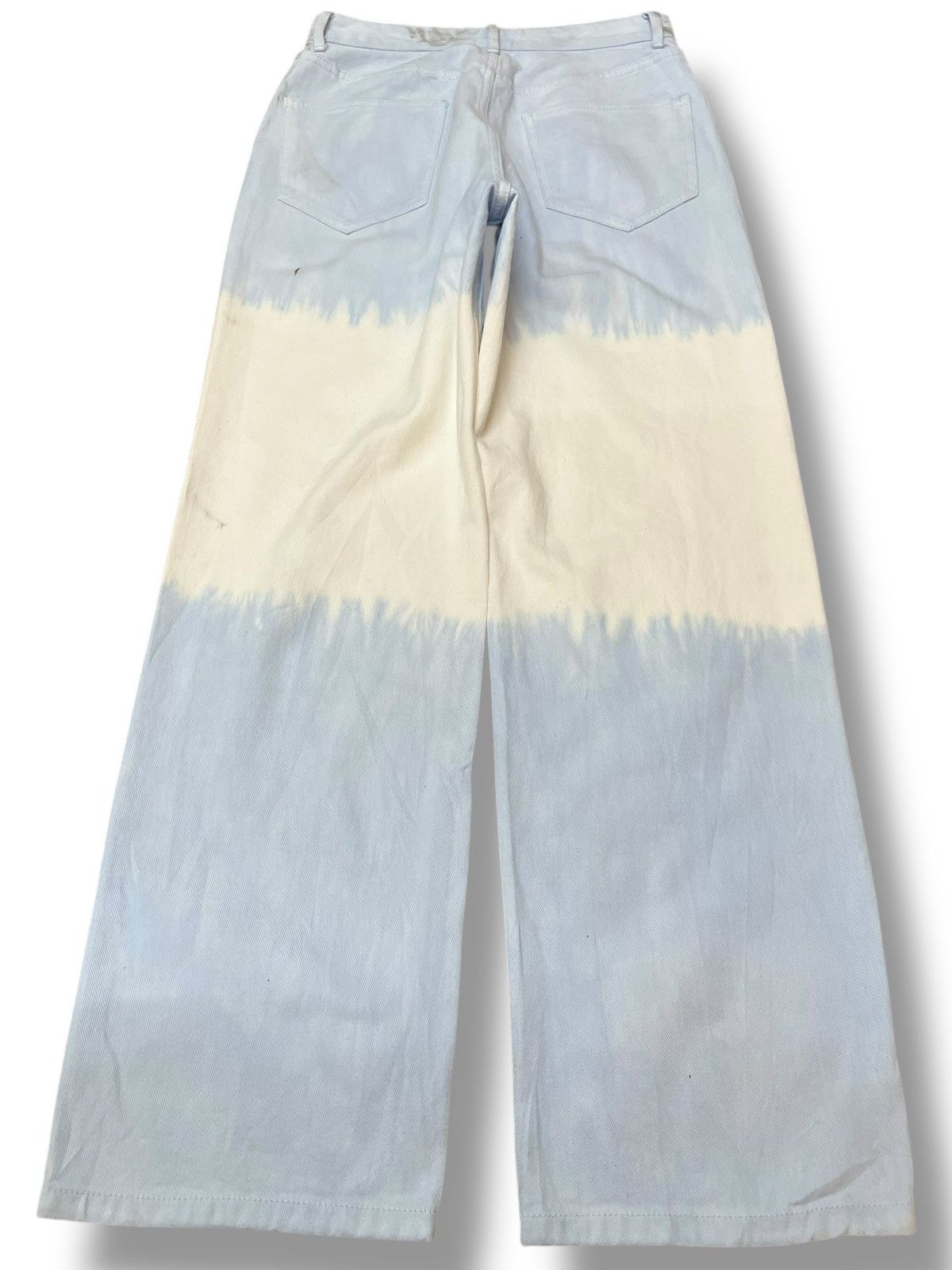Forever 21 × Le Grande Bleu (L.G.B.) Vintage Forever21 Baggy Dual Tone Layers Denim Size US 27 - 5 Thumbnail