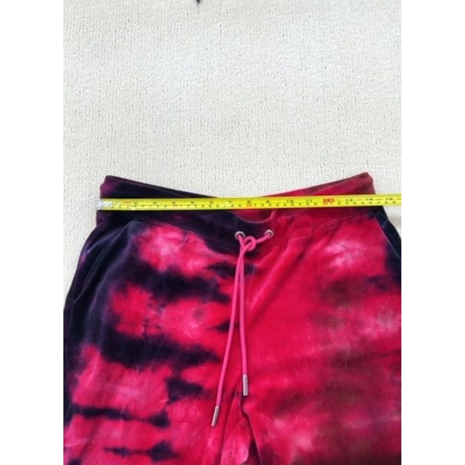 Juicy Couture Juicy Couture Pink Tie Dye Velour Sweatpants Sweatpants M Womenswear Regular Pink Tie Dye Y2K Girls Womens Size 32" / US 10 / IT 46 - 6 Thumbnail