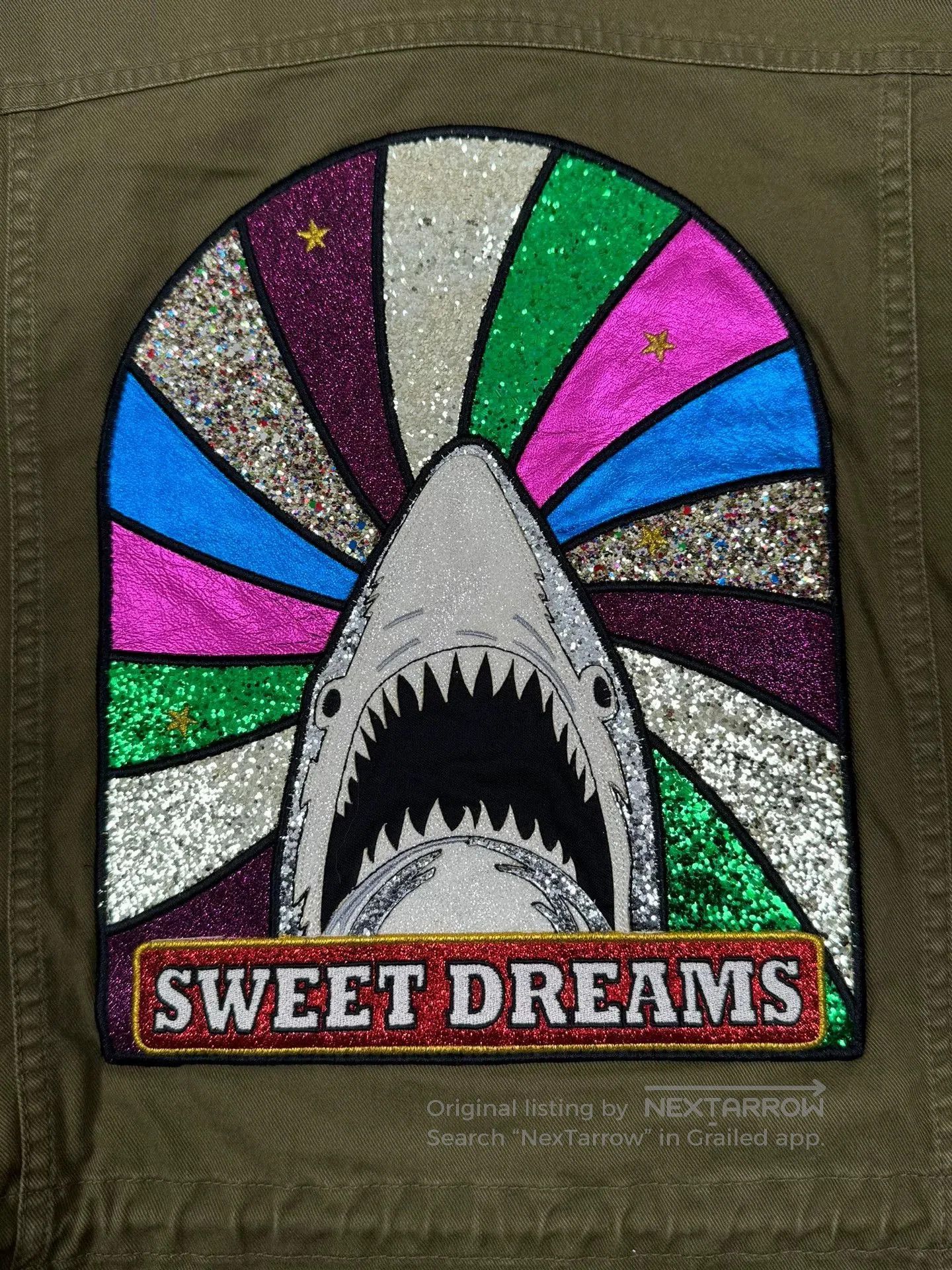 Saint Laurent Paris Saint Laurent Shark Work Jacket in Olive Green. Size US L / EU 52-54 / 3 - 4 Thumbnail
