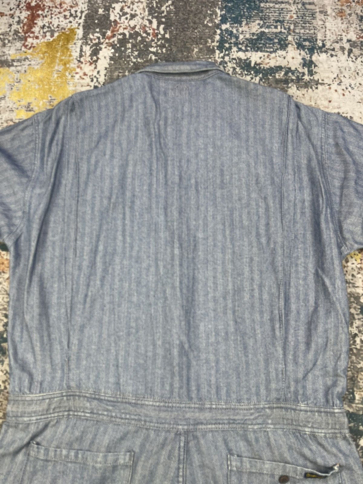 Oshkosh OSHKOSH Classic Harringbone Denim Coveralls Size US 40 / EU 56 - 8 Thumbnail
