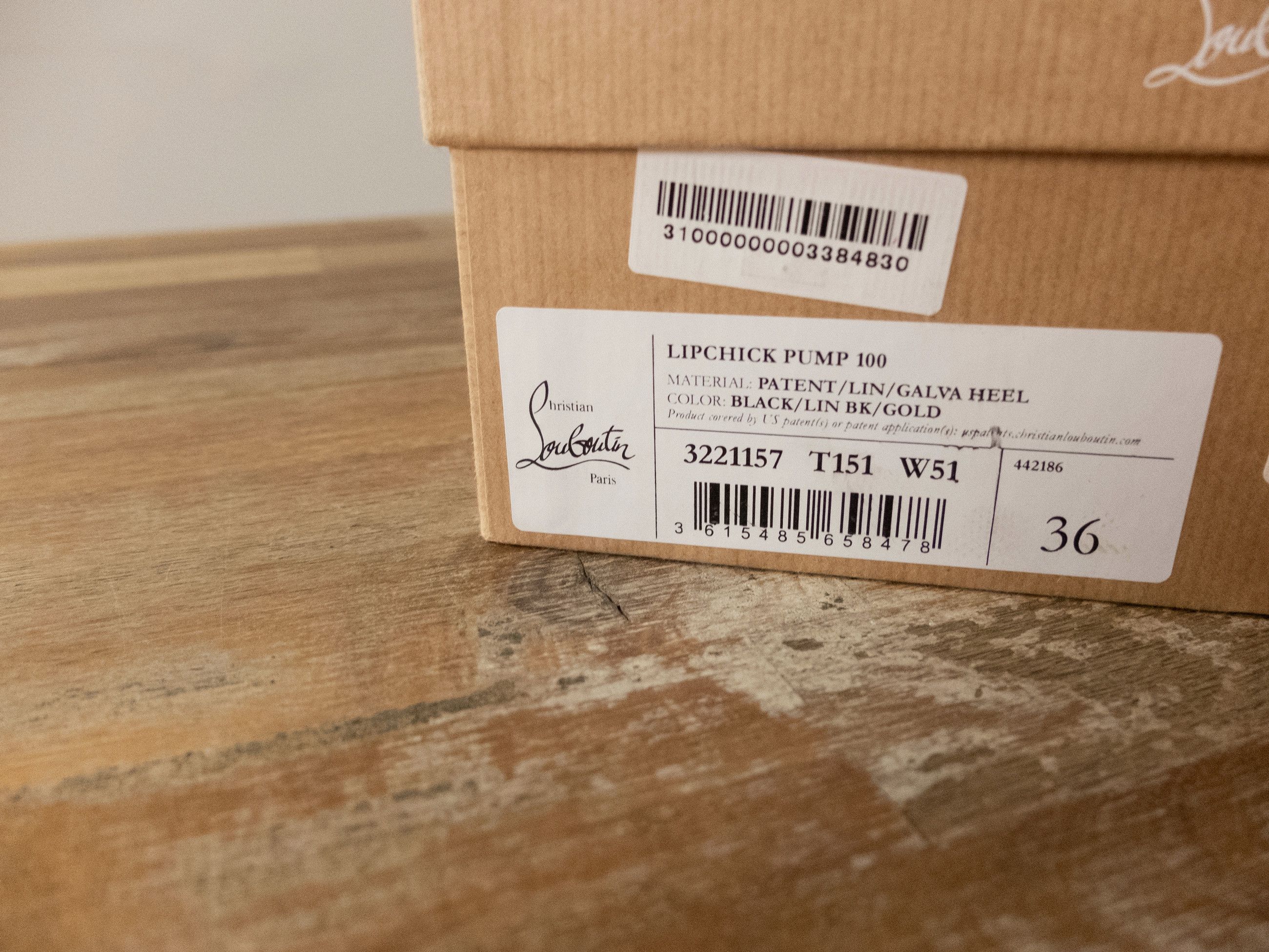Christian Louboutin CHRISTIAN LOUBOUTIN Lipchick black patent leather pumps Size US 6 / IT 36 - 18 Thumbnail