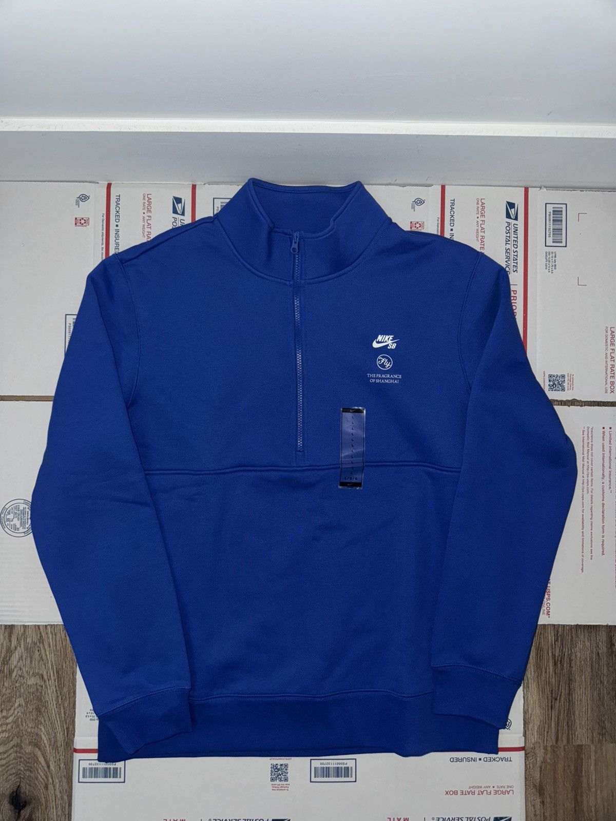 Nike Nike SB Fly Streetwear 1/2 Zip Size US L / EU 52-54 / 3 - 1 Thumbnail