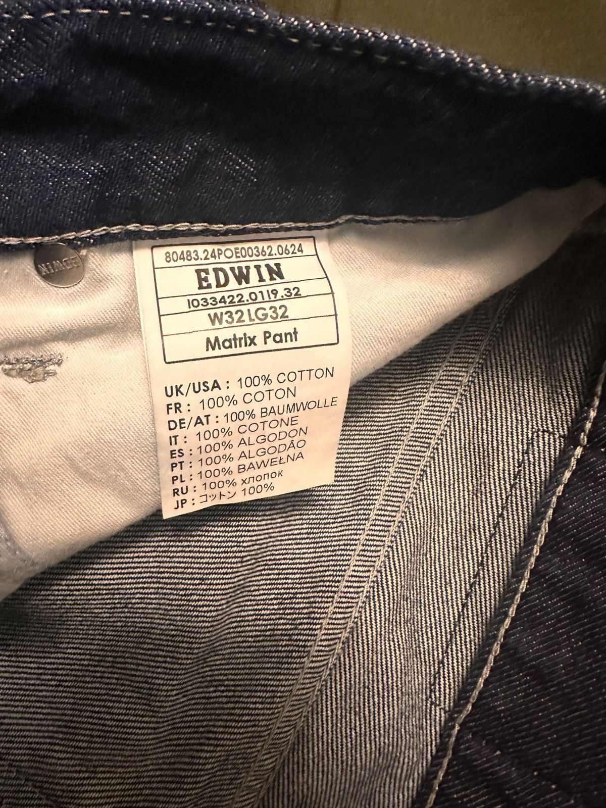 Edwin Edwin Matrix Pants/Jeans Size US 32 / EU 48 - 6 Thumbnail