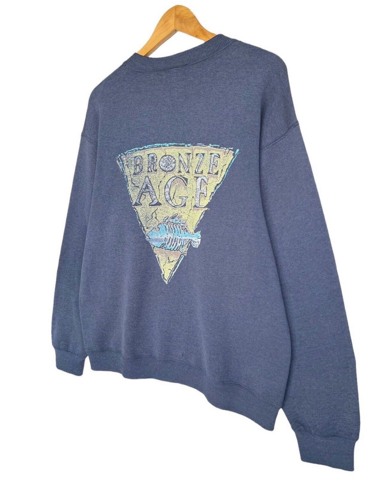 Vintage Vintage 90s Bronze Age Sweatshirt Bronze Age Crewneck Medium Size US M / EU 48-50 / 2 - 3 Thumbnail
