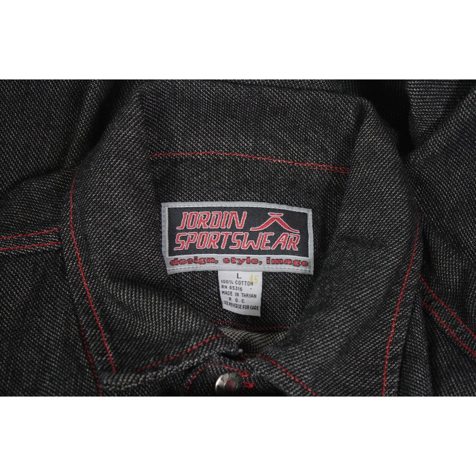 Vintage Vintage 90s Baggy Oversized Gray Deadstock Denim Jean Jacket Size US XL / EU 56 / 4 - 7 Thumbnail
