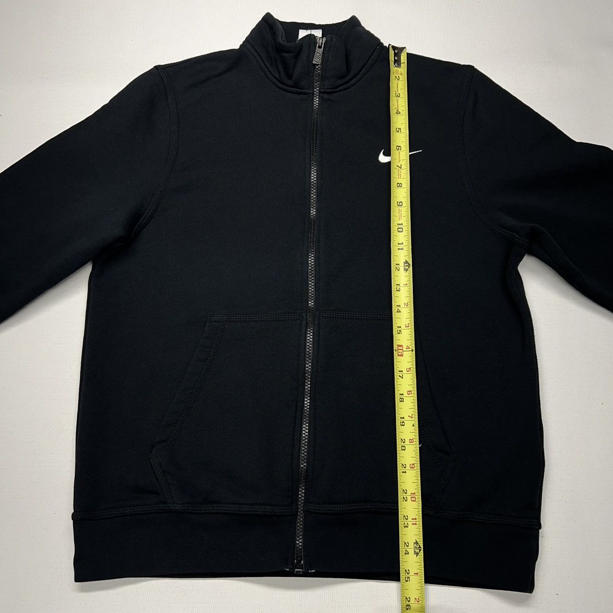 Nike Nike Sweatshirt Black Full Zip Mock Neck Swoosh Turkey Made Size US M / EU 48-50 / 2 - 16 Thumbnail