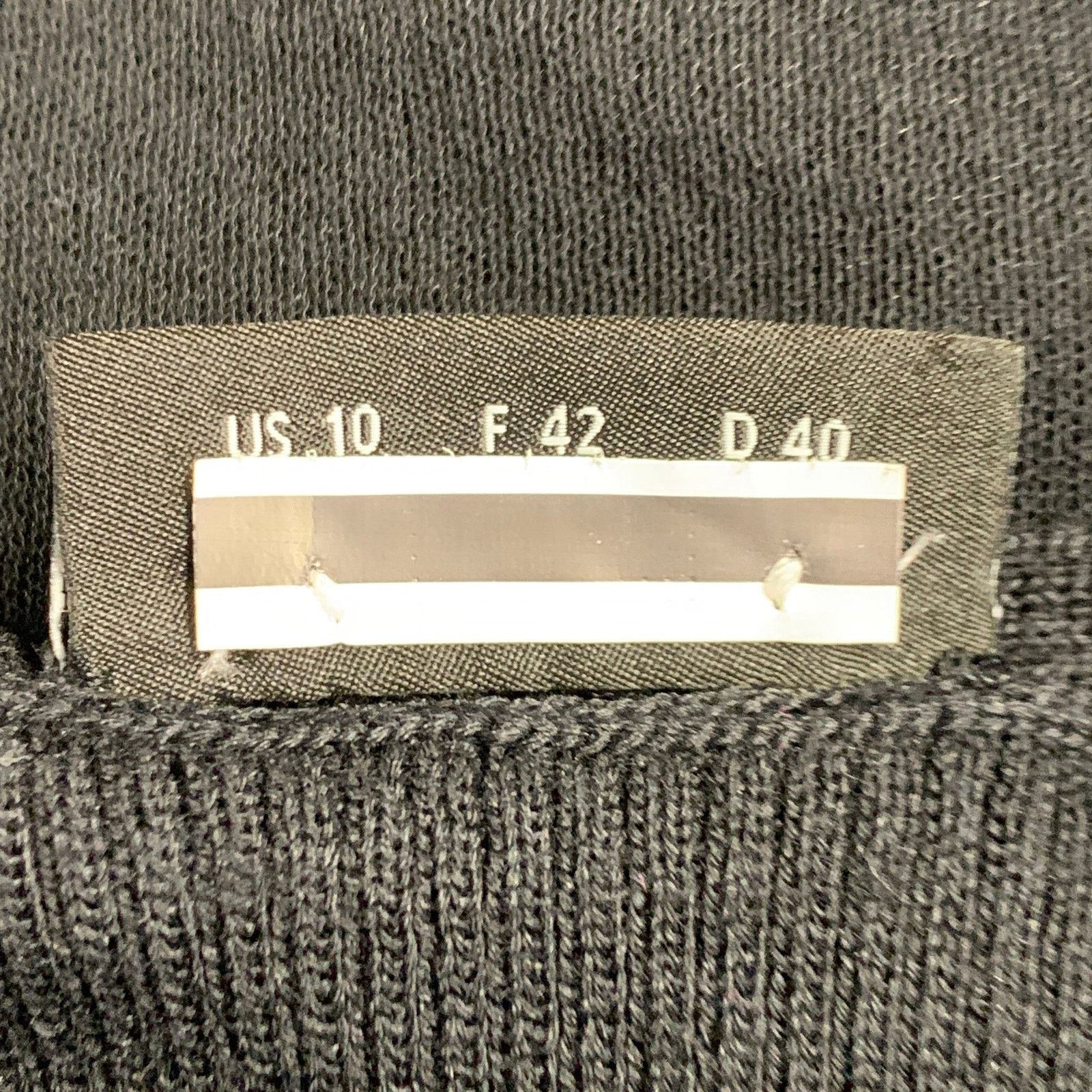 Akris AKRIS Size L Black Silk Cotton Layered Tank Casual Top Size L / US 10 / IT 46 - 6 Thumbnail