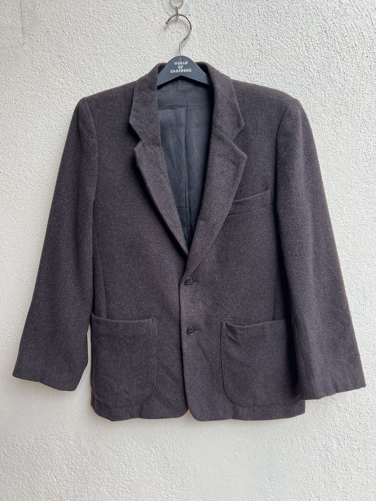 agnes b. Vintage Agnes B. Homme Paris 100% Wool Blazer Coat Jacket Size US M / EU 48-50 / 2 - 6 Thumbnail