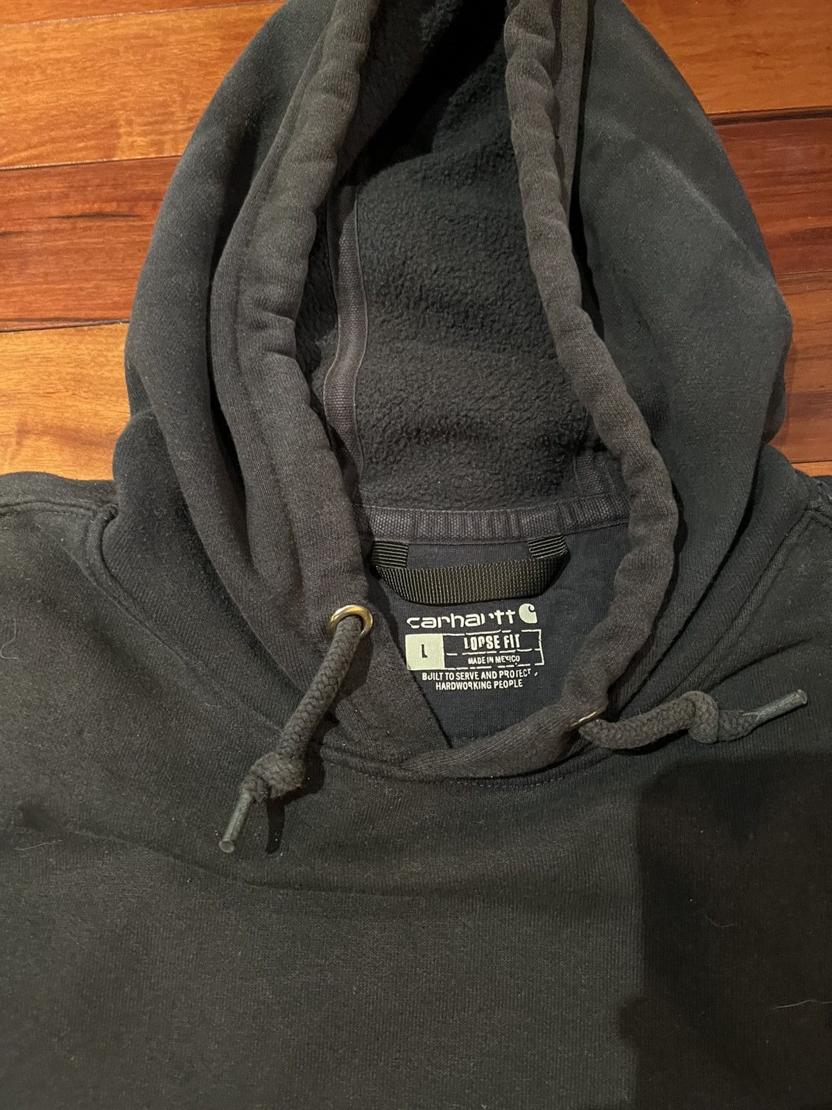 Carhartt × Vintage Heavily Used Carharrt Hoodie Size US L / EU 52-54 / 3 - 5 Thumbnail